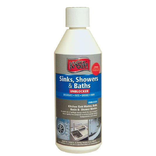 Knock Out Sinks,Showers and Baths Unblocker 500 ml