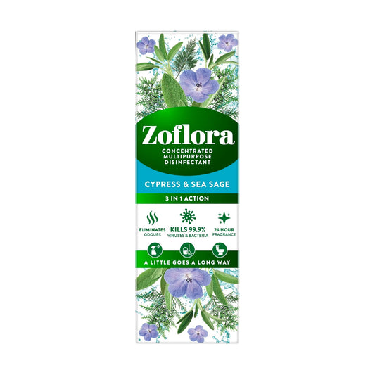 Zoflora Cypress & Sea Sage Disinfectant Concentrate 250ml