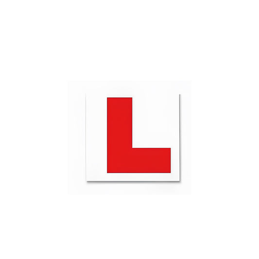 MAGNETIC L & P PLATES CAR LEARNER SIGN STICKERS