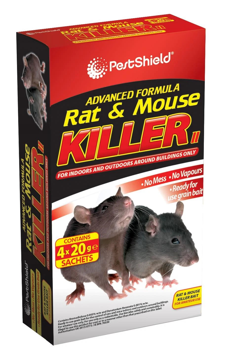 Pest Shield RAT & MOUSE ADVANCED KILLER (4x20g)