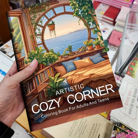 Adult Coloring Book with 20 Upgraded Pages, Designed to Relieve Stress