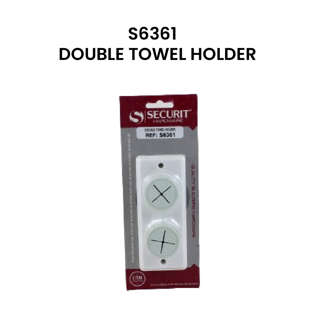 Securit S6361 double towel holder