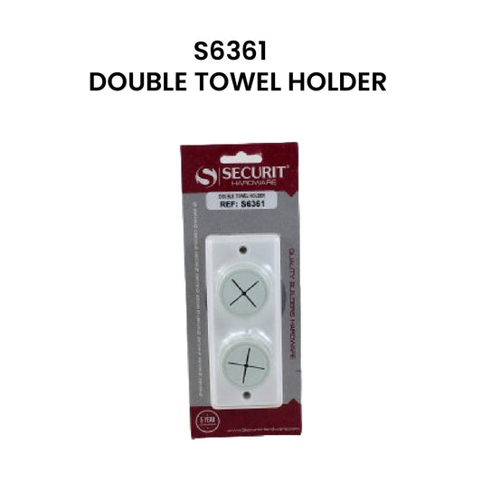 Securit S6361 double towel holder
