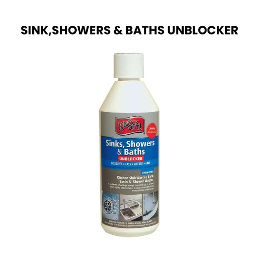 Knock Out Sinks,Showers and Baths Unblocker 500 ml