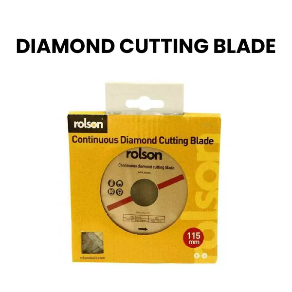 Rolson 115mm Ceramic Tile Blade Diamond Tipped 24864