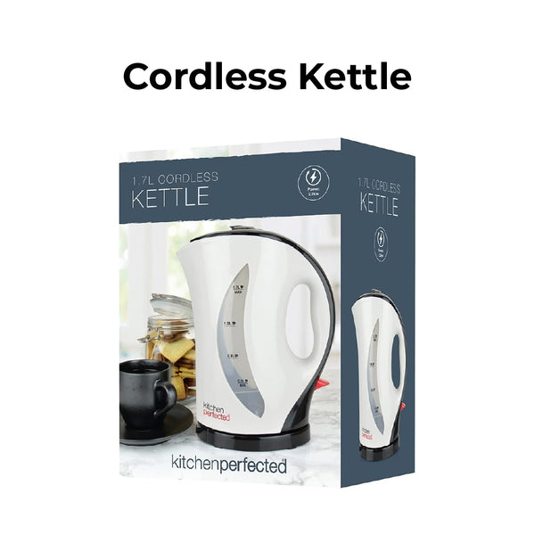 Kitchen Perfected 2000W 1.7L Electric Cordless Kettle