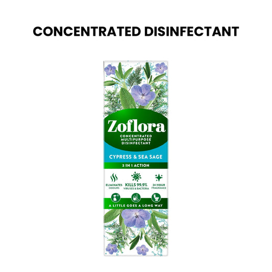Zoflora Cypress & Sea Sage Disinfectant Concentrate 250ml