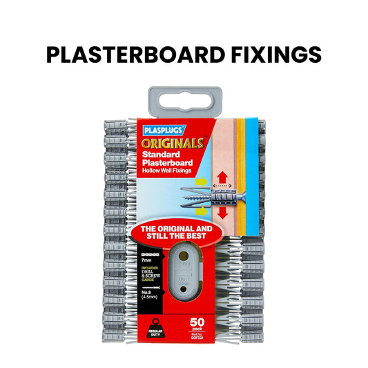 Plasplug SCF552 Plasterboard Fixings (50 Fixings)