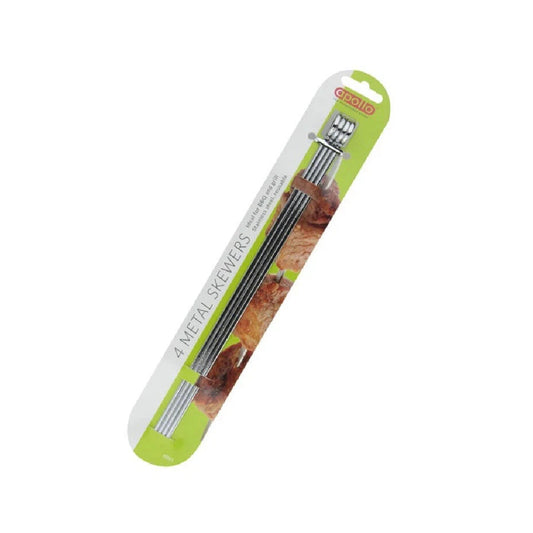 Apollo Stainless Steel Skewers 30cm Set Of 4