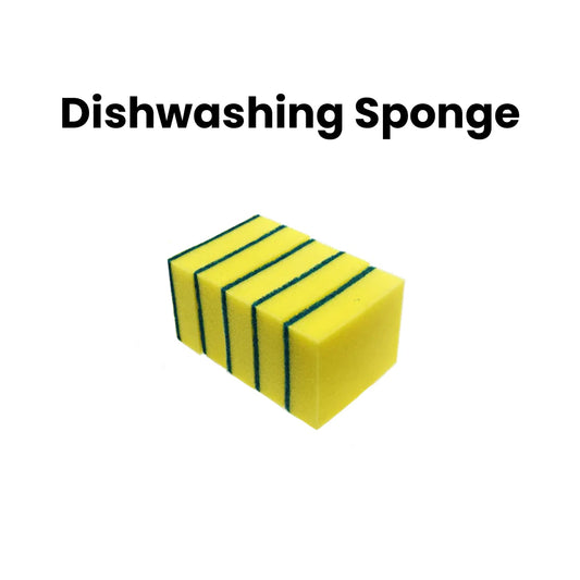 5PCS Dishwashing Sponge Dual Sided Dish  11 x 6cm