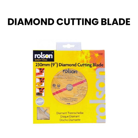 Rolson 230mm Diamond Tipped Blade Dry Cut 24397
