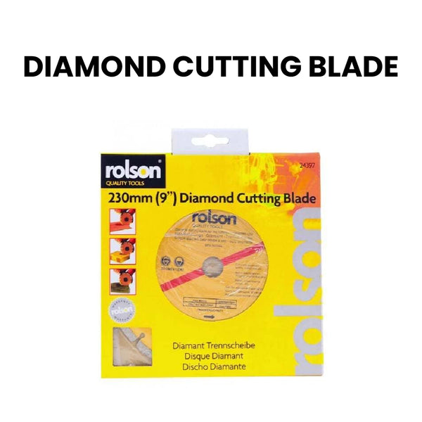 Rolson 230mm Diamond Tipped Blade Dry Cut 24397