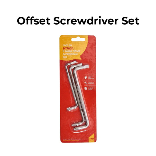 Amtech 3pc Offset Screwdriver Set