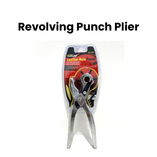 Revolving Punch Plier with 6 Hole Sizes