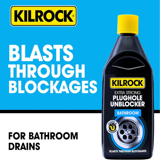 Kilrock Plughole Unblocker Bathroom 500ml