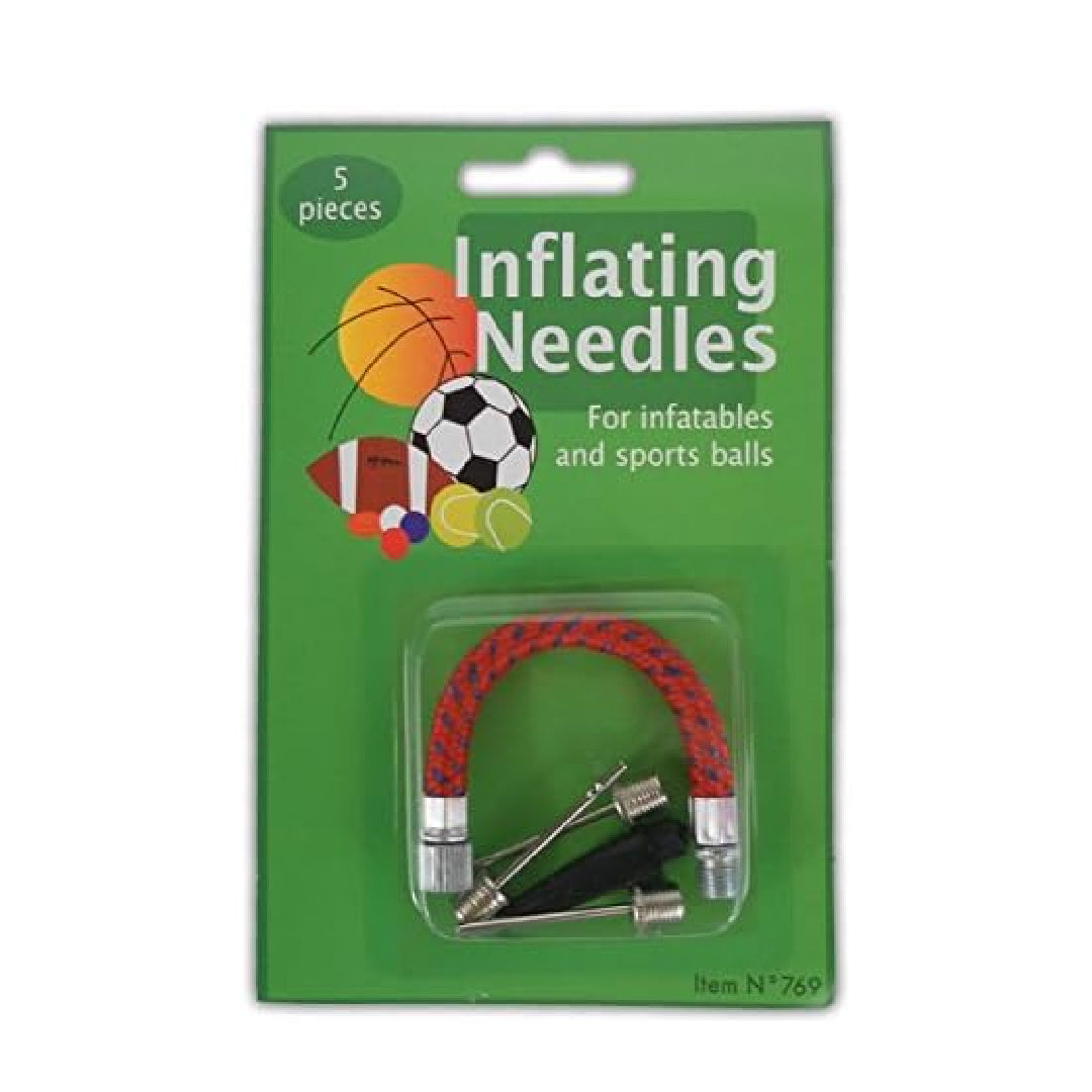 5pc Inflating Needles Ball Pump