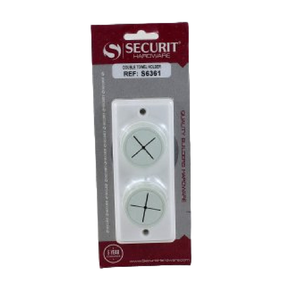 Securit S6361 double towel holder