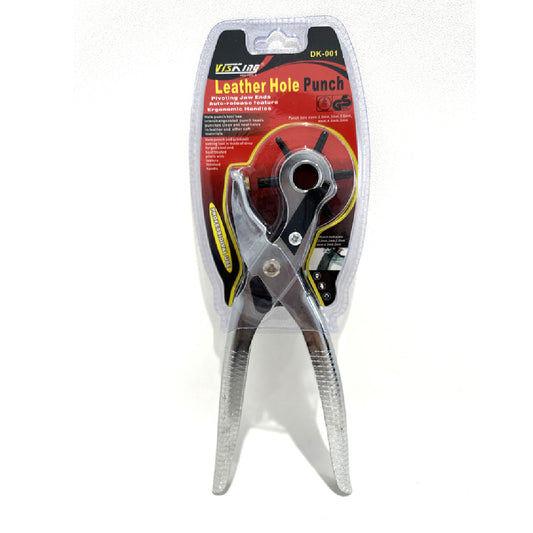 Revolving Punch Plier with 6 Hole Sizes