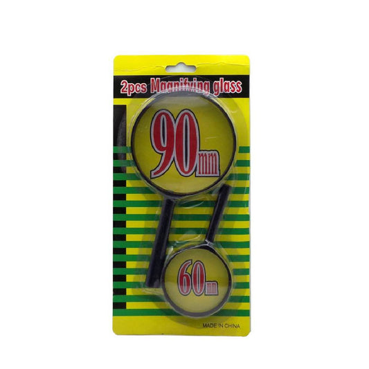 Magnifying Glass 2 Piece Set (90mm & 60mm)