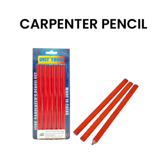 Carpenter Pencils 12 Pack Large Red Pencils