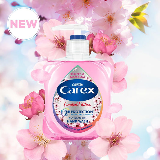 Carex Antibacterial Hand Wash Peony and Blossom 250ml