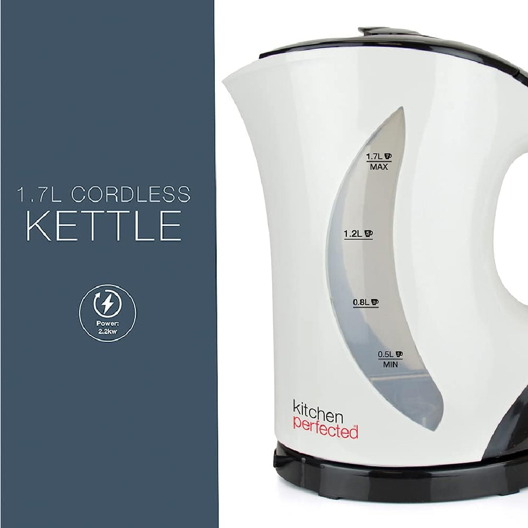 Kitchen Perfected 2000W 1.7L Electric Cordless Kettle