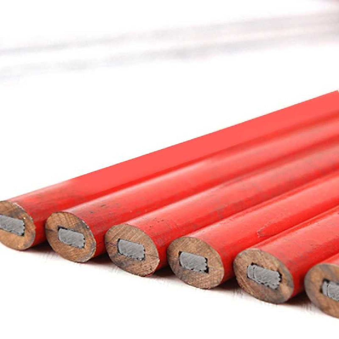 Carpenter Pencils 12 Pack Large Red Pencils