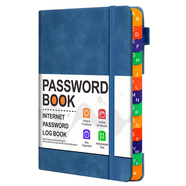 Senior Friendly Password Organizer Book