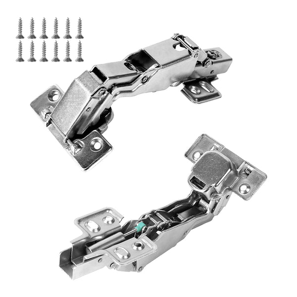 2 PCS 165 Degree Kitchen Cabinet Hinges Soft Close Cupboard Hinges with Screws