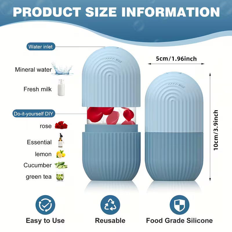 Face Massage Ball - Reusable Cooling Roller for Skincare, & Toothache Relief