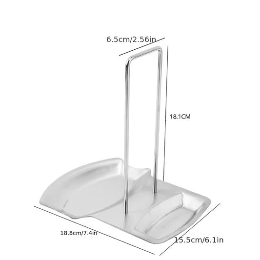Stainless Steel Pot Lid Rack with Drain Tray
