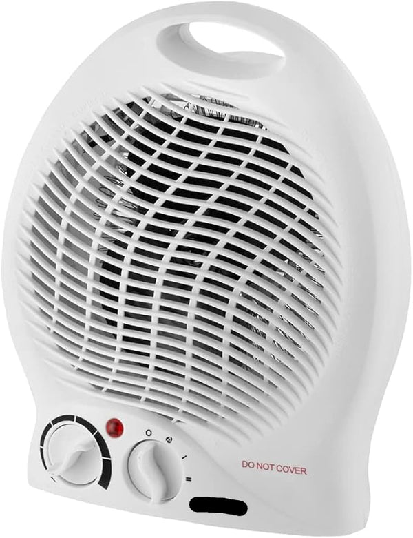 Thermo Fan Heater with 3 Heat Settings and Overheat Protection, White, 2000 W