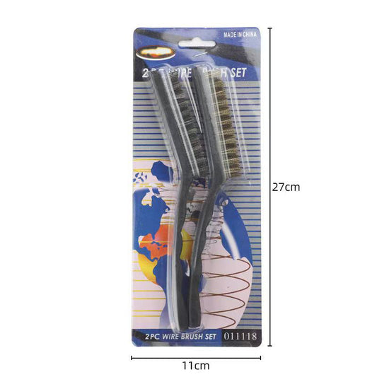 2 pcs Curved Stainless Steel Wire Brush