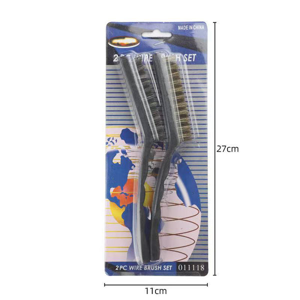 2 pcs Curved Stainless Steel Wire Brush