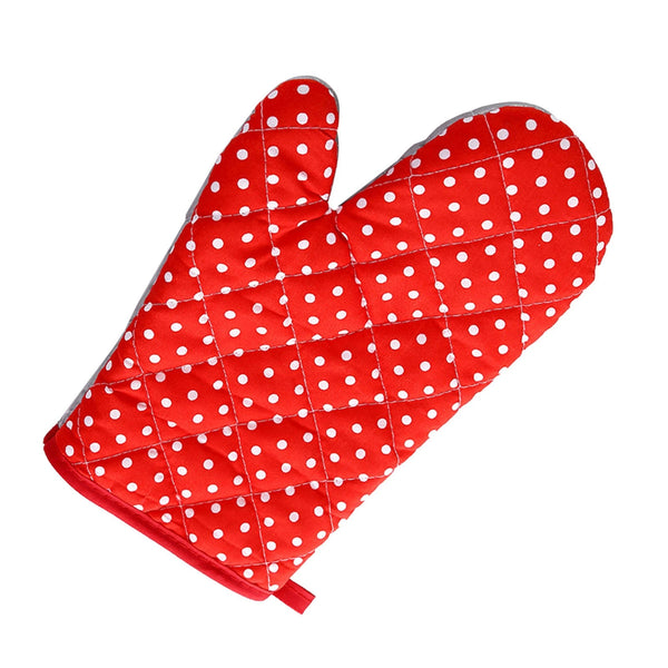 Oven Mitts Thickened Heat Resistant Hand Protection (Random Color)