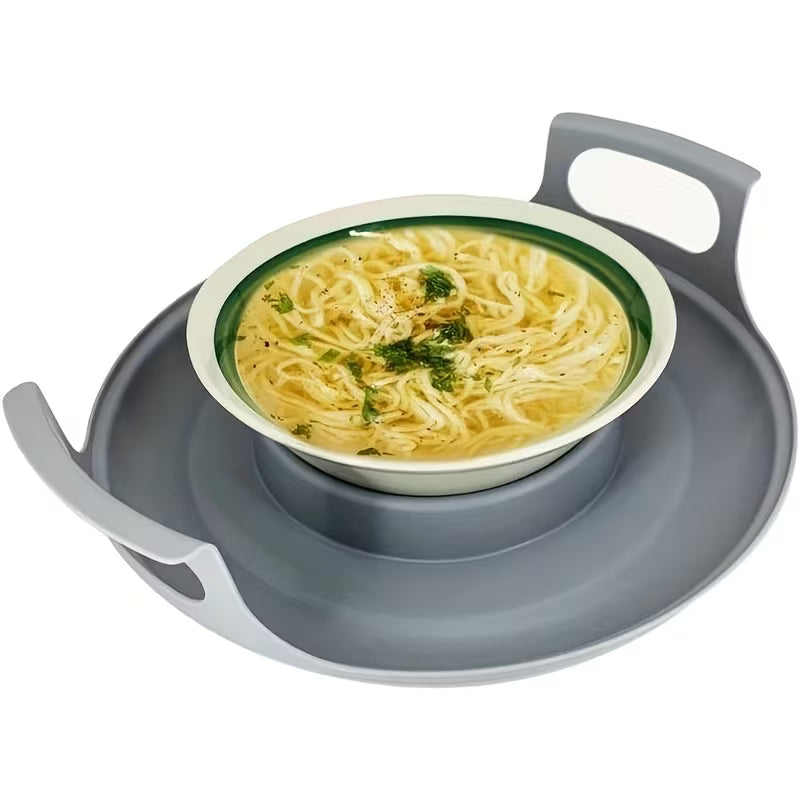 Microwave Cool Caddy with Handles - Heavy-Duty Microwave Bowl Holder