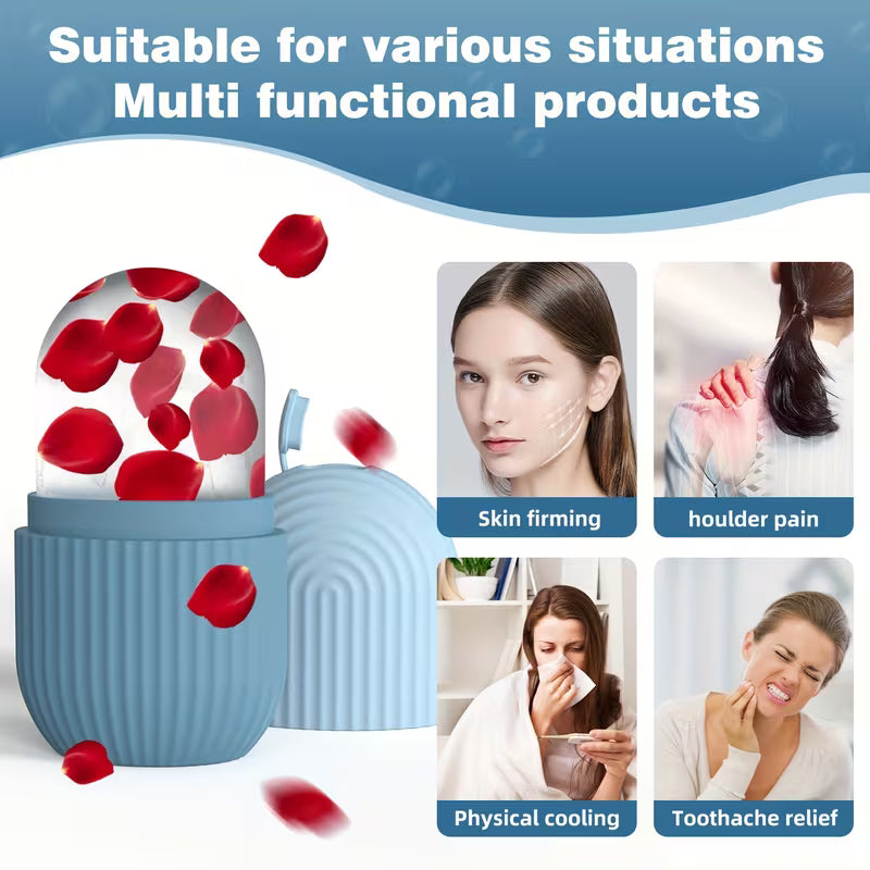 Face Massage Ball - Reusable Cooling Roller for Skincare, & Toothache Relief